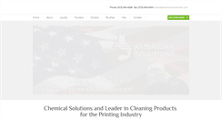 Desktop Screenshot of americansolutionschemicals.com